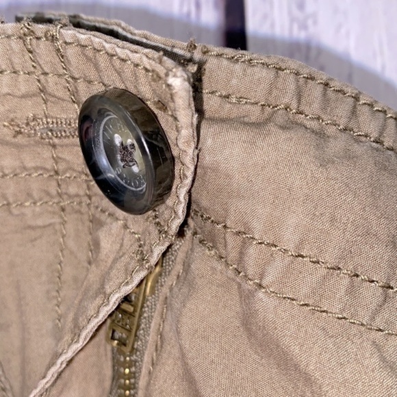 Michael Kors olive green wide leg cargo pants size 10 - Picture 5 of 9